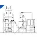 Granulating Line Include High Shear Mixer / Industrial Grinder Machine Touch Screen Control System