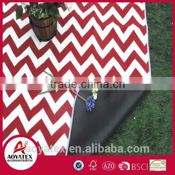 100% Polyester Super Soft CE Certified Many Capacities Waterproof Portable Picnic Blanket Mat photo-3