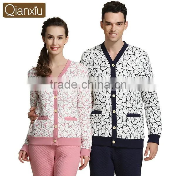 Hot Selling Qianxiu Cotton Modal Ladies Cheap Winter Nighty