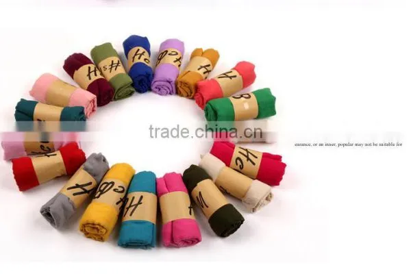 Solid Polyester Many Colors Scarf 180*85cm Scarf photo-2