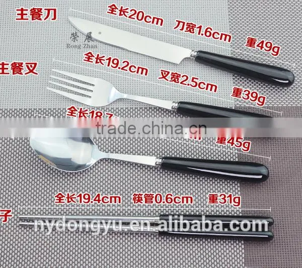 Pink Porcelain Handle Stainless Steel Knife Fork Spoon Tableware/daoq Fork Knife Spoon Cultery /fancy Dining Tableware photo-5