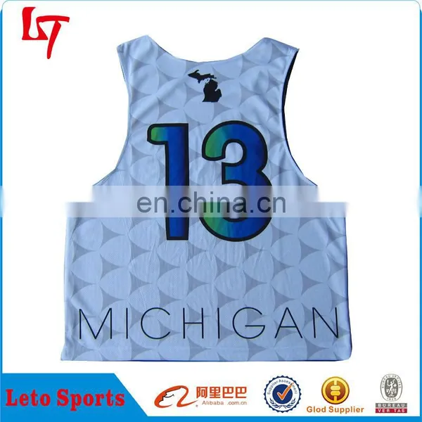 Wholesale Custom Youth Lacrosse Reversible Jerseys/Lacrosse Mesh Wholesalers photo-2