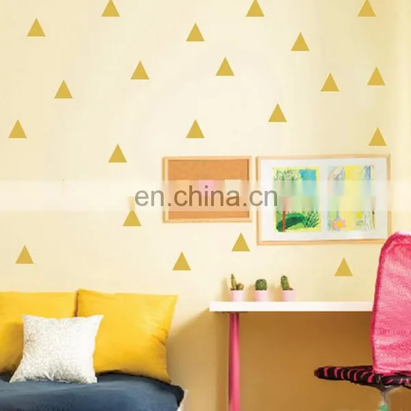 Ins Style Triangle Shape Vinyl Wall Sticker Children Room Home Decoration Mural Roon Decal photo-2