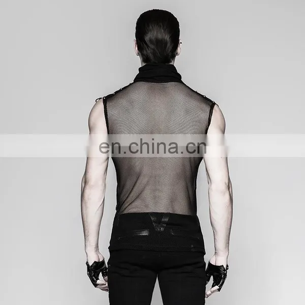 Men's Biker Leather Gloves Punk Rave S-215 photo-4