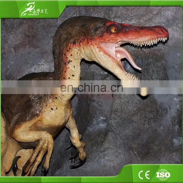 China Customized Playground Equipment Fiberglass Velociraptor Dinosaur photo-3