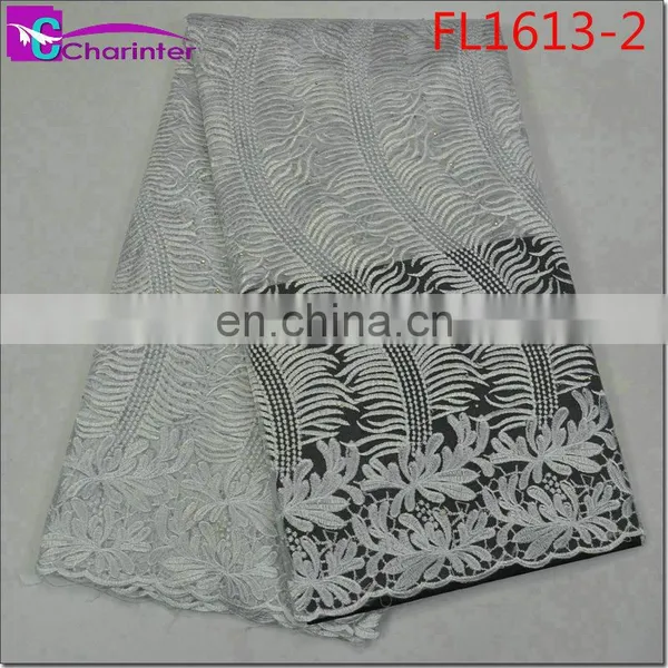 Hot Sale Charinter African French Lace Fabrics FL1613 photo-2