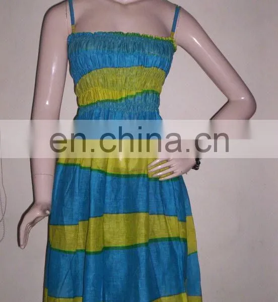 Ladies top+skirt for promotion