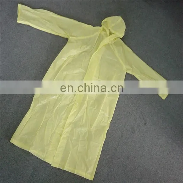 Yellow Plastic Raincoat,plastic Raincoats for Men