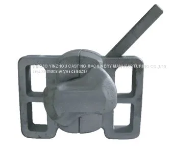 Marine Shipping Container Trailer Semi-automatic Lashing Twist Lock photo-2