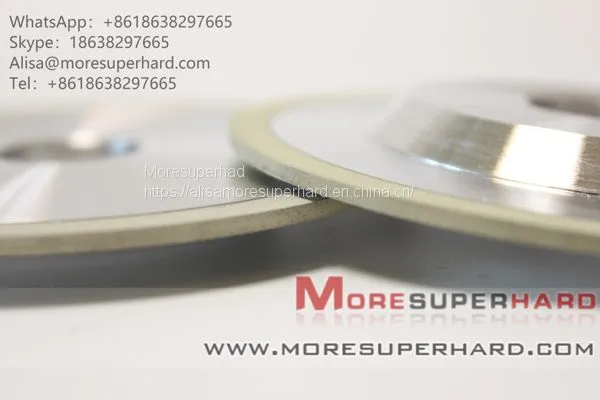 4A2 Ceramic Bonded Diamond Super-hard Material Grinding Wheel Alisa@moresuperhard.com photo-4