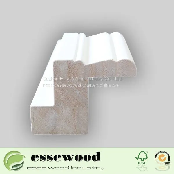 Faux Wood Blinds Cheap Wooden Shutter Louver Window Shutter Components photo-2