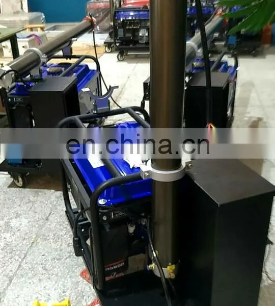 1000w*2 Emergency Balloon Portable Mobile Light Tower With Diesel Generator photo-3