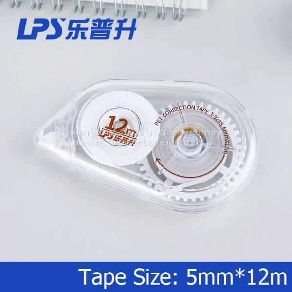 Smooth Self Adhesive Correction Tape With PET Tape Transparent Color School Supplies Correction Roller photo-4