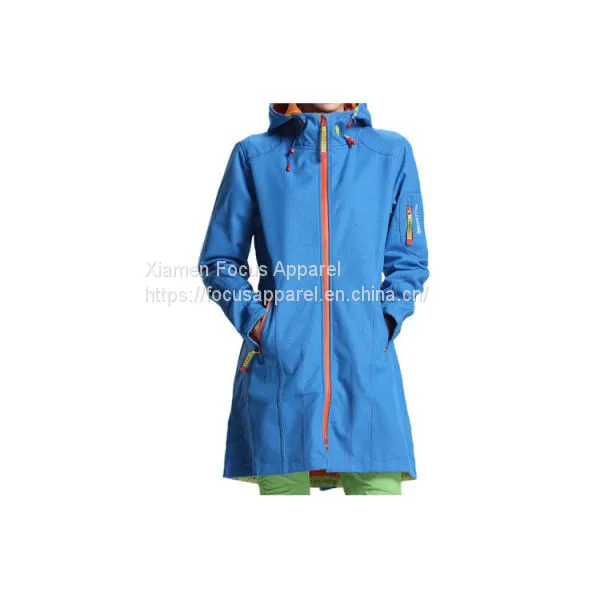 Waterproof Hiking Camping Long Sleeve Outdoor Gear Rain Jacket With Hoodies for Women photo-5