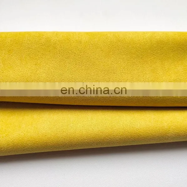 High Quality 75d*225d 100% Polyester Suede Fabric for Sofa photo-6