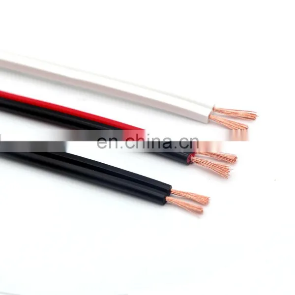 Shenzhen Wholesale High Quality PVC Insulated Electric Wire Conductor Red Black RVB Speaker Cable photo-2