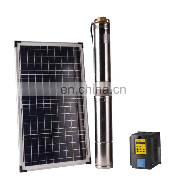 New Arrival DC Brushless Solar Powered Submersible Water Pump for Agriculture Irrigation photo-4