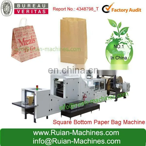 Leading Manufacturer Square Bottom Paper Bag Machine Price photo-3