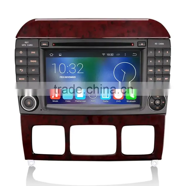 Erisin ES2509S 2 Din 7 Inch Touch Screen Car DVD Player GPS for W220 photo-4
