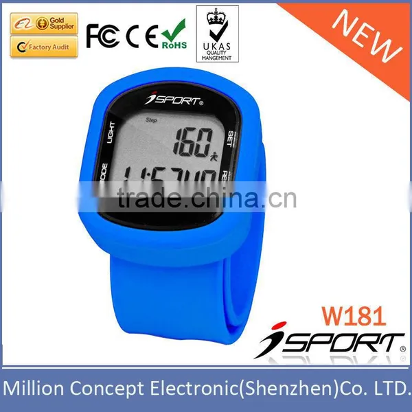 Colorful Fitness Silicone Pedometer Watch photo-2