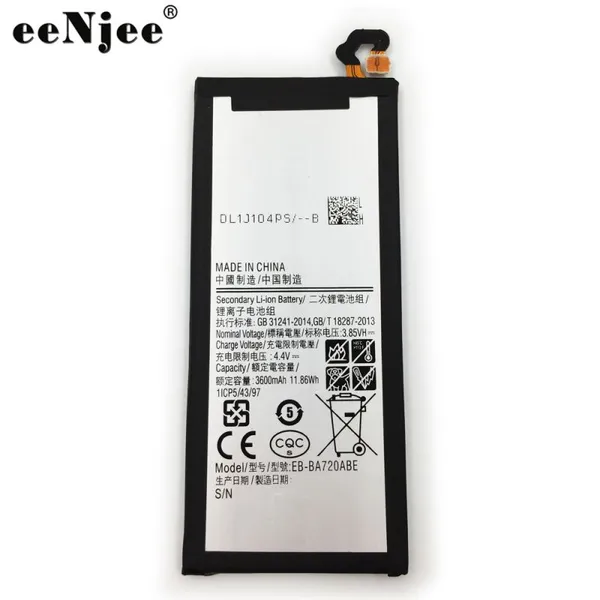 Phone Battery Accessories For Samsung Galaxy A7 2017 SM-A720 A720 EB-BA720ABE Replacement Batteries photo-5