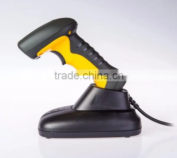 RD - 6870W Wireless Waterproof Handheld Laser USB Barcode Bar Code Scanner Scan Gun With Base Memory photo-3