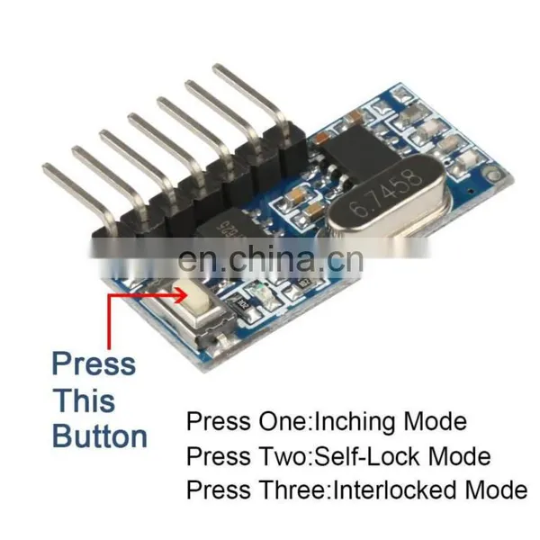 12 Button rf Remote Control Learning Code Ev1527 Long Range 1000meter photo-4