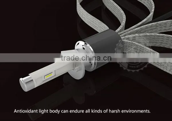 Guangzhou Auto Lamp High Power Led Auto Lamp Led Headlight H1-6000k-a 40w 9600lm Headlight for Proton Wira photo-4