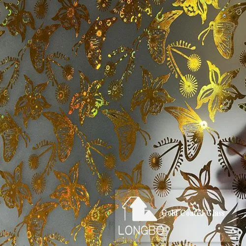 2mm-10 mm Factory Wholesale Gold Coated Glass