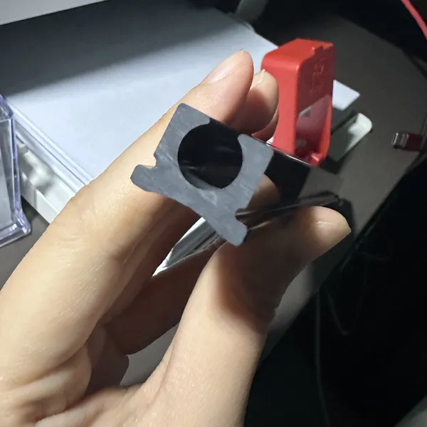 Customized Rigid, Semi Rigid, Foam PVC Extrusion Edge Strip Keder Rail Material for Different Industries photo-2
