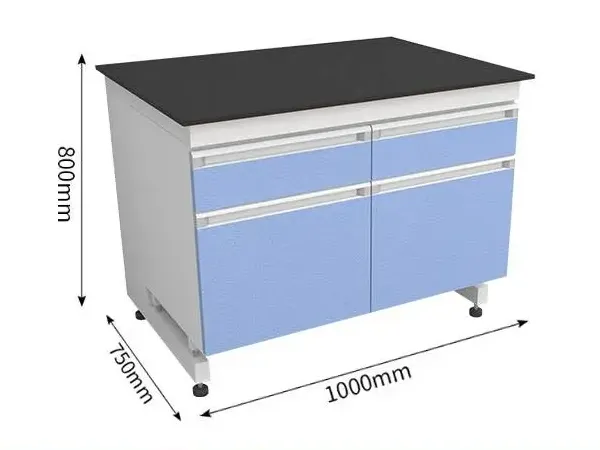 Laboratory Workbench Central Workbench Steel-Wood Laboratory Bench Test Bench Laboratory Side Bench Chemistry Desk