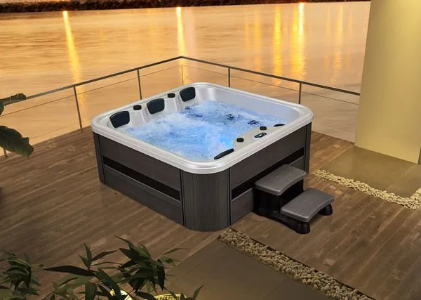 Surfing Massage Home Small Family Bathtub Standalone Outdoor Extra Large Bath Tub Smart Constant Temperature Heating Hot Spring Bath Pool photo-1