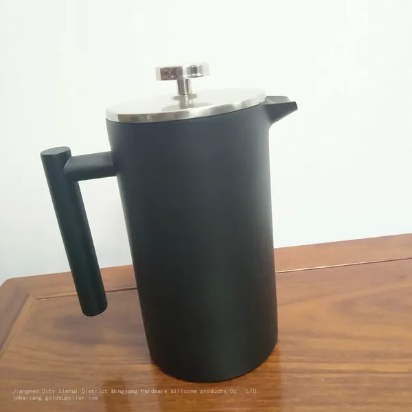 Stainless Steel Coffee Press Pot; Stainless Steel Double-wall Coffee Pot; French Press Coffee Powder Brewing1000ML photo-4