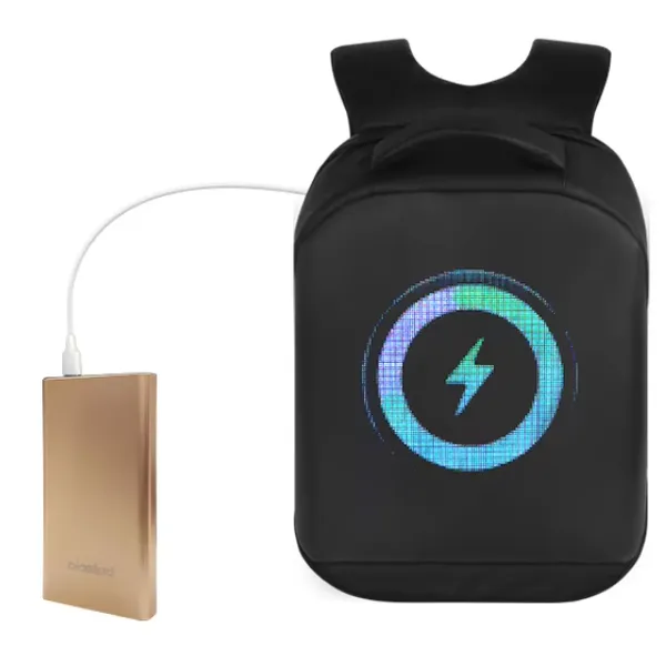 Male and Female Intelligent LED Display Backpack（Wechat:13510231336） photo-2
