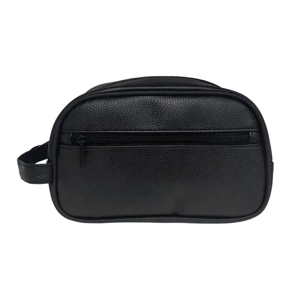 Multi‑Pocket Makeup Shaving Dopp Kit With Carry Handle