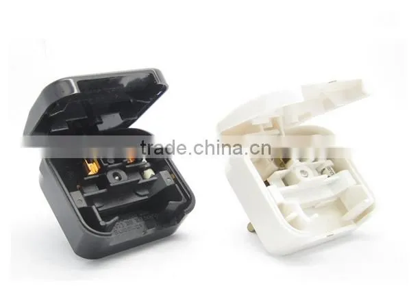 CE ROHS BSI Approved Nylon Schuko Germany EU to UK Ireland Singapore Plug Travel Adapter photo-3