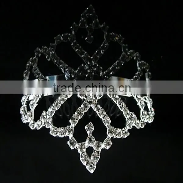 Fashion New Design Delicate Rhinestone Small Princess Crown for Girls Luxury Crown and Tiaras photo-3