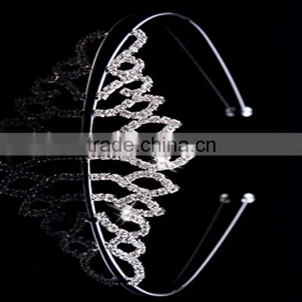 Fashion Women Crown With Rihnstone Wholesale photo-4