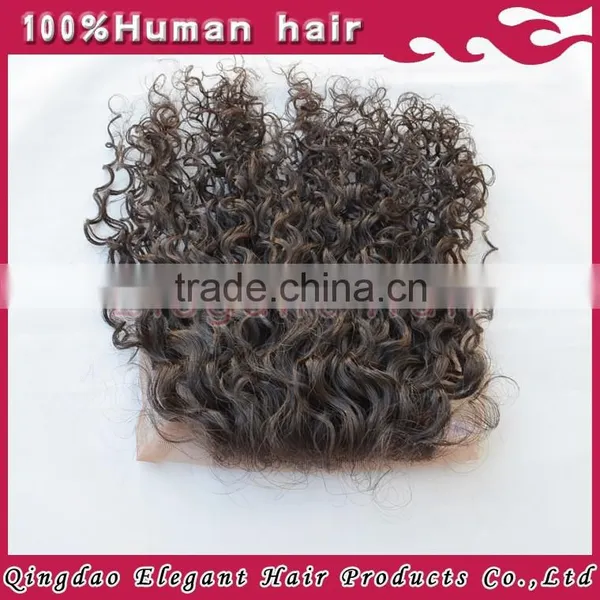 Qingdao Elegant Hair Drop Shipping Natural Color Middle Parting Lace Closure Peruvian Hair photo-6