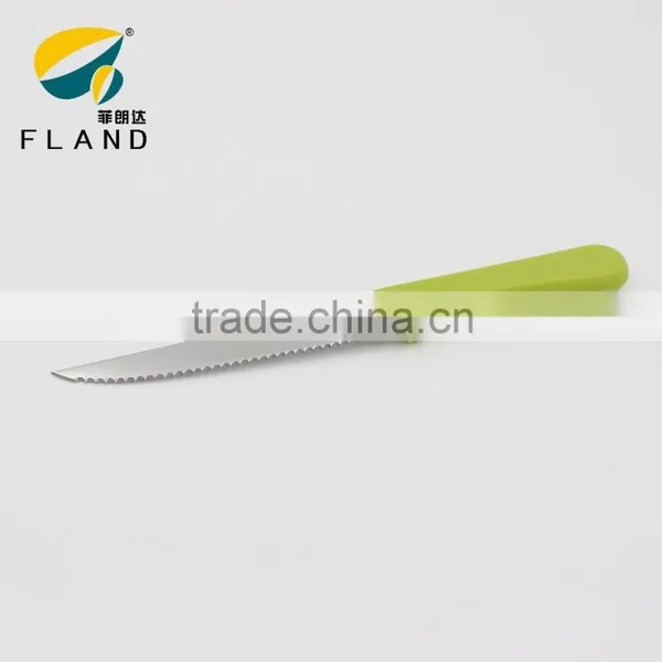 YangJiang Factory Supply Stainless Steel Serrated Steak Knife in Kitchen Knives photo-6
