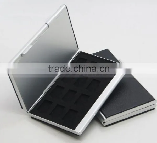 Leather Aluminum EVA 24 Micro SD TF Card Case Memory Card Storage Carrying Case Holder Protector photo-6