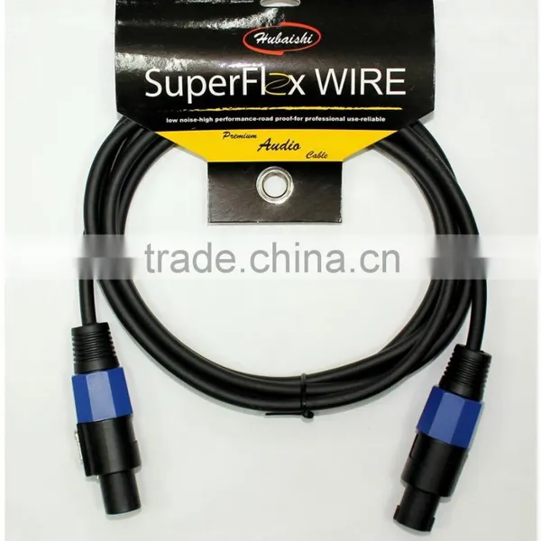 OFC High End Speakon Connector Speaker Cable For Pro Audio System