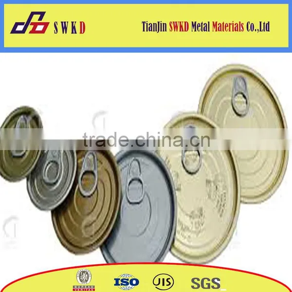 Silver Easy Open End,Tin Can End,Open End With Ring,Beverage Can Lid photo-4