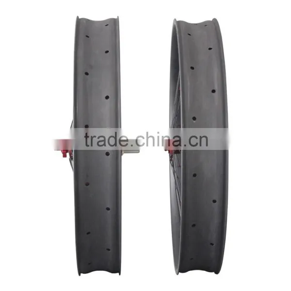 UD-matt Carbon Fat Bike Wheelset Disc Brake Carbon Bike Wheelset Chinese FW90 photo-2