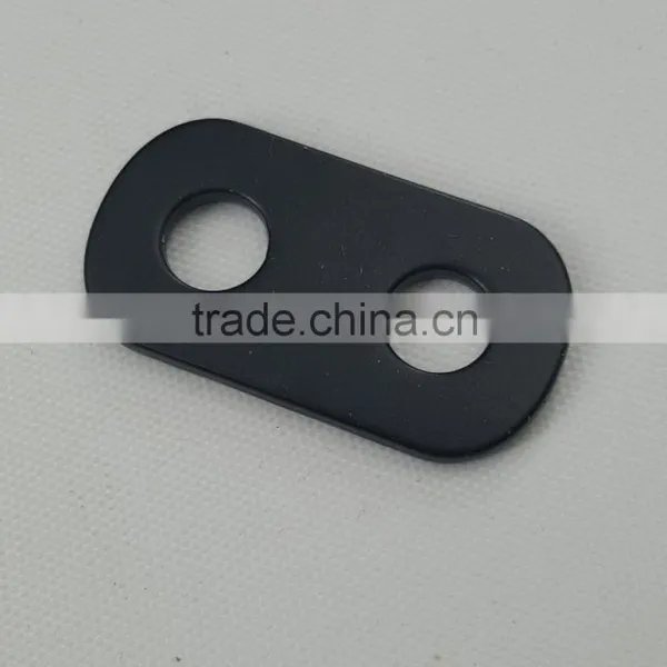 Metal Cord End in Black Matt Color for Handbag photo-3