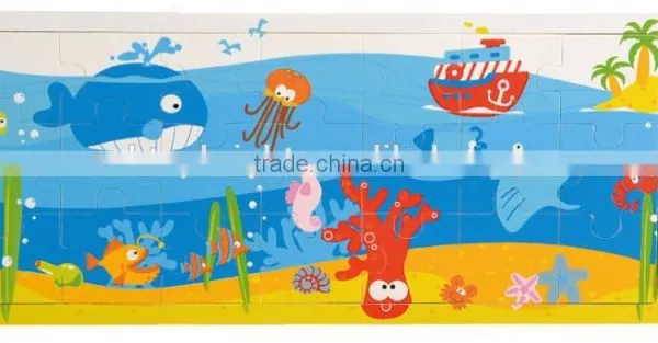 2014 Popular Child Toys Silk Screen Printing 21 Pcs Car Bus Plane Boat Design Custom Jigsaw Puzzle photo-6