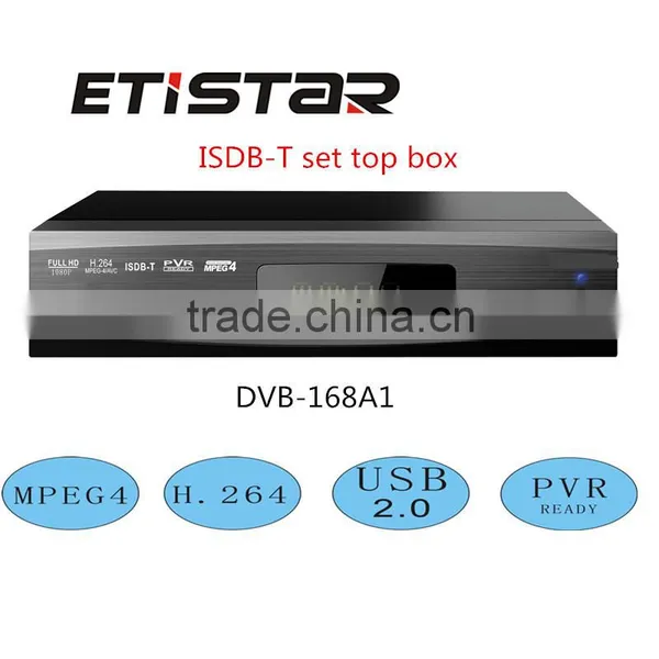 HD Digital tv Box Free to Air With H264 USB PVR MPEG4 ISDB - T Set Top Box
