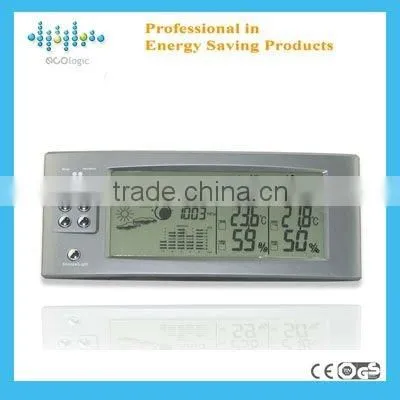 Hot-sale Advanced Wireless Weather Station With Calender With Large LCD Screen Record Wind&Rainwind Rain &Temperature &Humidity photo-2