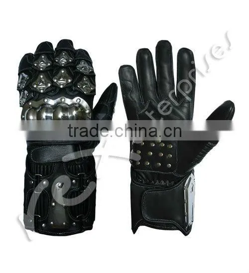 Leather Motorbike Motorcycle Racing Sports Gloves