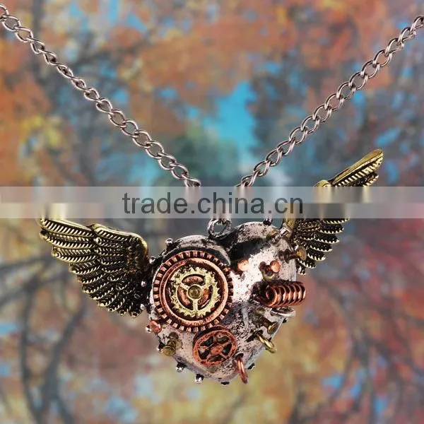 Best Price Fancy Design Antique Gold Covering Necklace photo-5